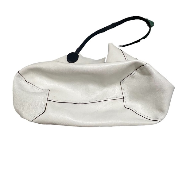 Michael Kors Leather Reversible Large Mae Tote (Navy/White) - Picture 6 of 11